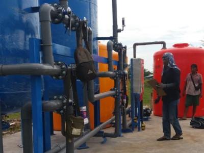 INSTALASI WWTP DI KUMAI, KALIMANTAN TENGAH