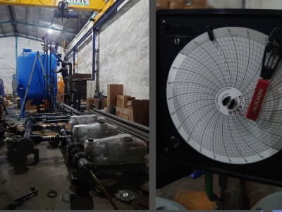 PELAKSANAAN HYDROTEST UNIT AUTOMATIC SIDE STREAM FILTER - JAWA TIMUR